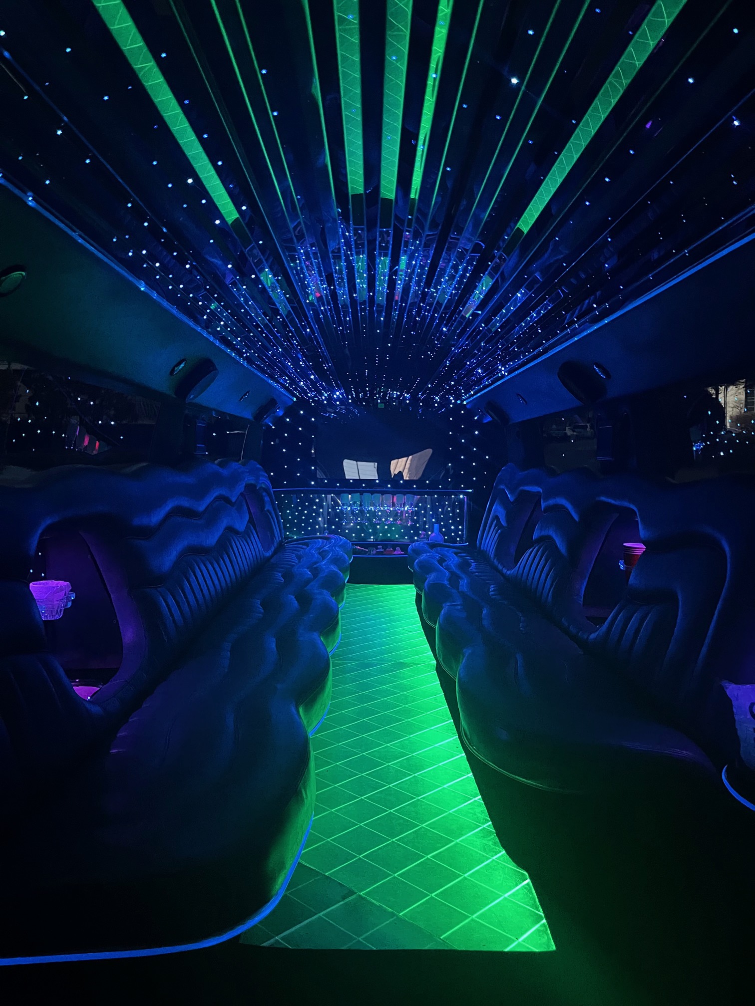 Luxury Party Bus Interior